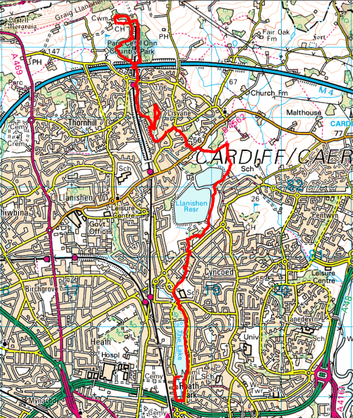 gpx plot of route gpx plot of route
